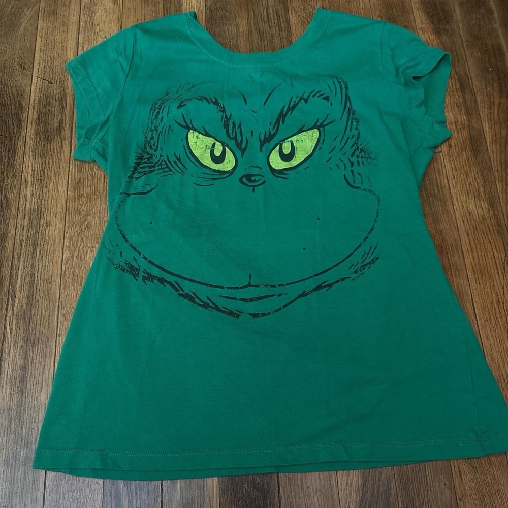 Dr. Seuss Green Grinch Graphic Tee - Picture 1 of 2
